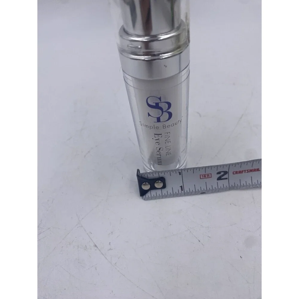 Simple Beauty Fine Line Eye Serum 0.5 Oz. New Cracked Lid